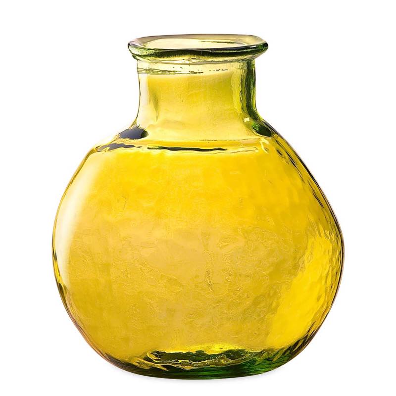 Oval Recycled Glass Balloon Vase, 12